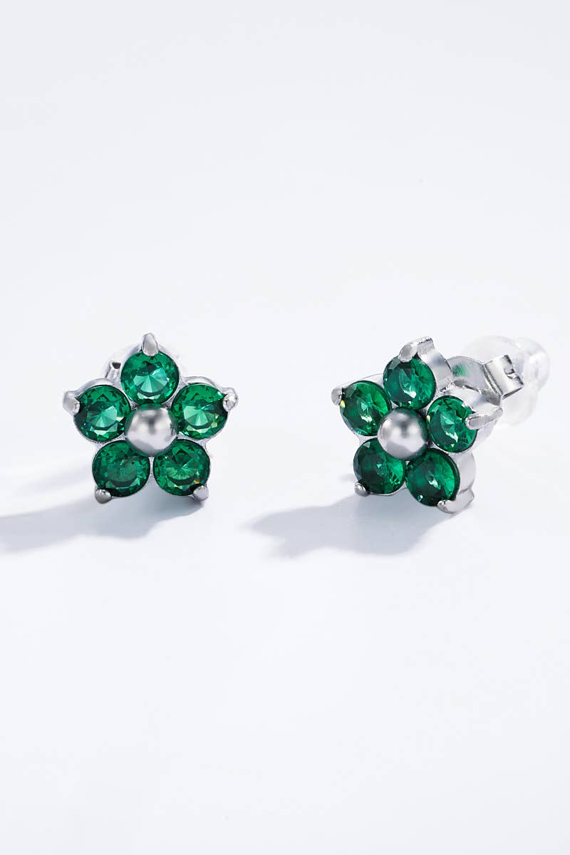 Stainless steel earrings: Silver