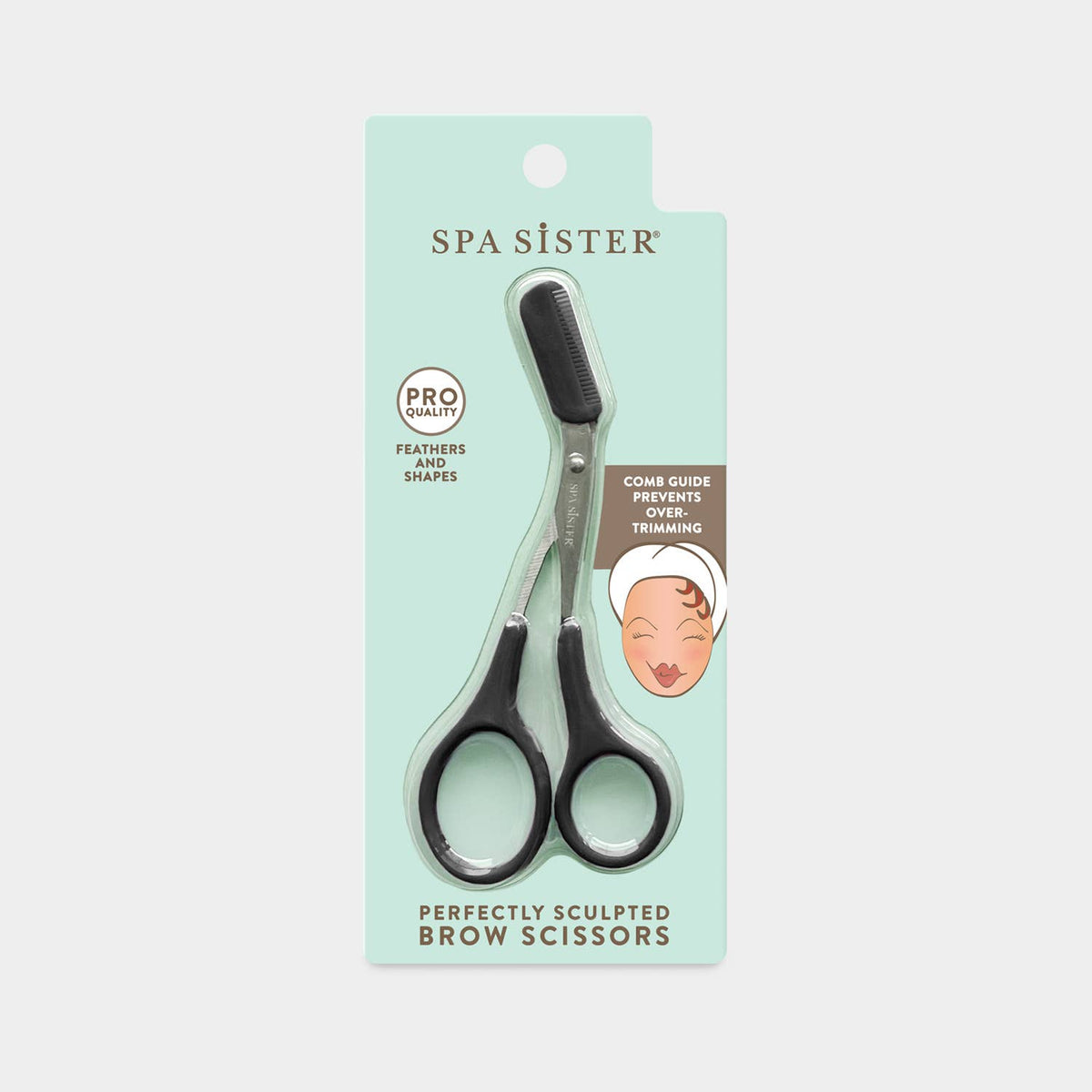 Brow Grooming Scissors: Black
