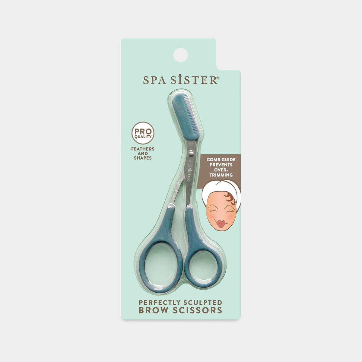 Brow Grooming Scissors: Black