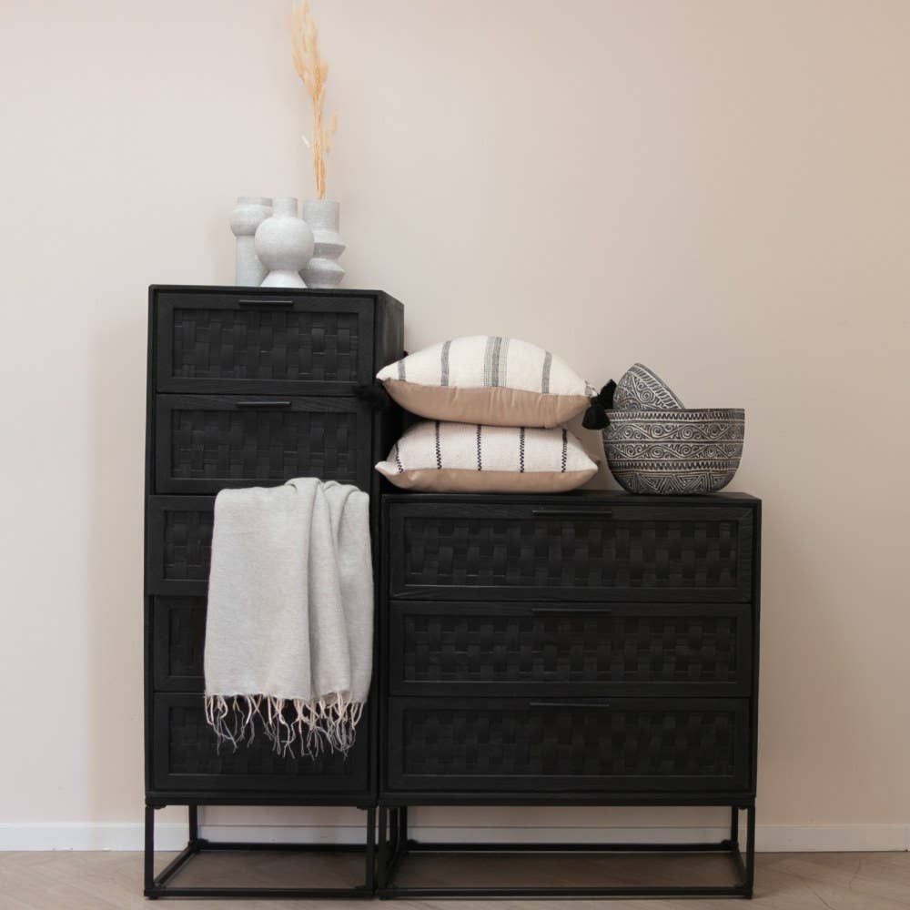 Maeve black sideboard 3 drawers