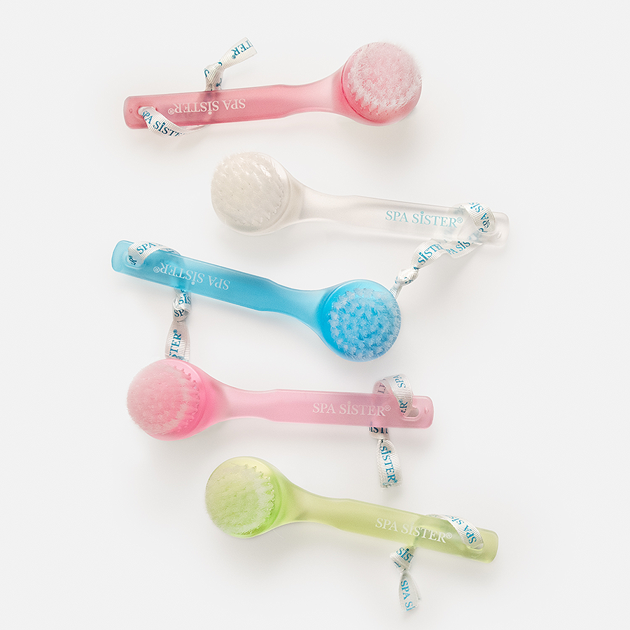 Soft Exfoliating Face Brush: Blue