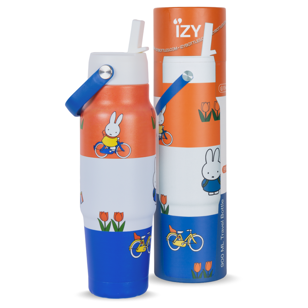 IZY Bottle 900ml x Miffy - Flag: Red, White & Blue