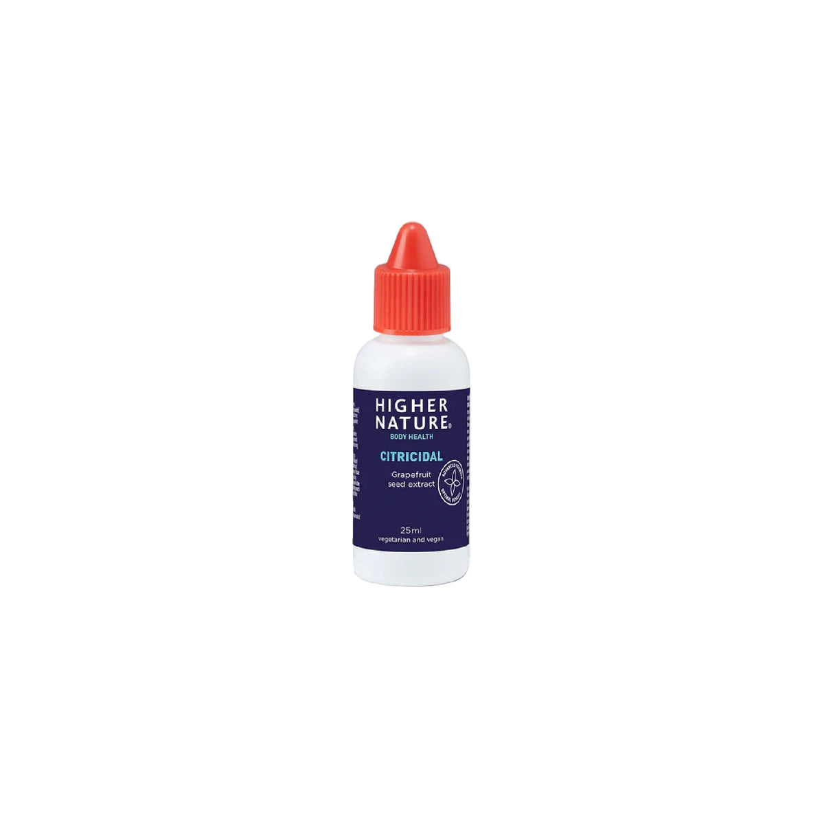 Higher Nature Citricidal Liquid – natural grapefruit seed extract for antimicrobial protection and immune support.