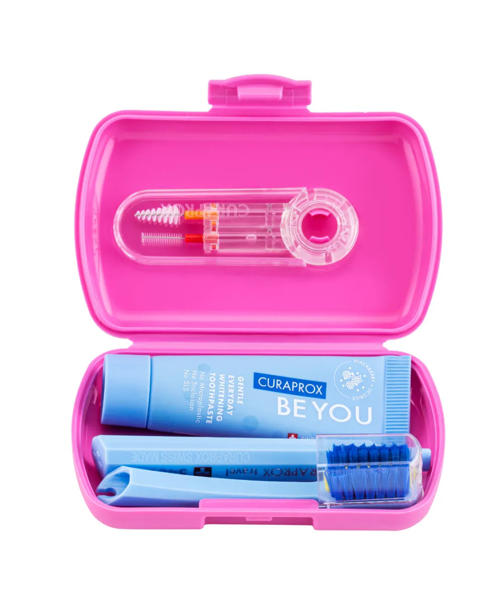 Curaprox Travel Set Ortho Pink