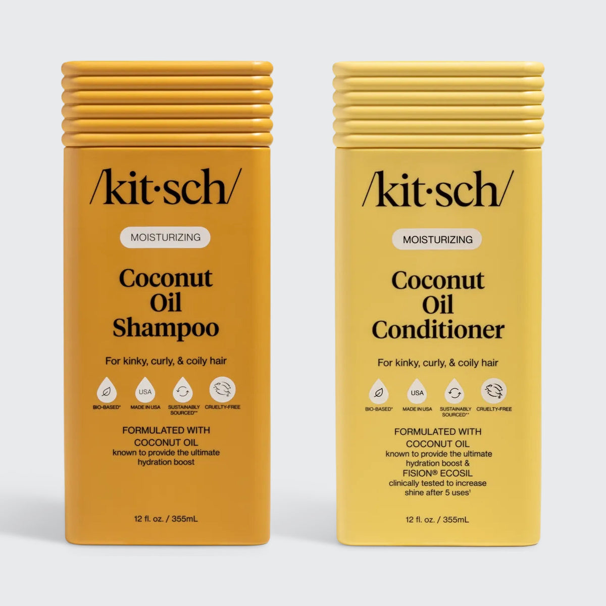 Kitsch Moisturizing Coconut Oil Shampoo & Conditioner Combo