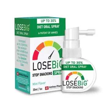 Losebig Diet Oral Spray 30ml-Mint 1+1 Free (2 × 30ml)