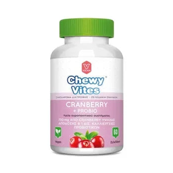 Chewy Vites Cranberry+Probiotics 60 Pieces